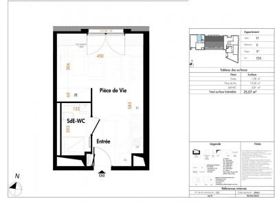 Louer Appartement 25 m2 Mulhouse