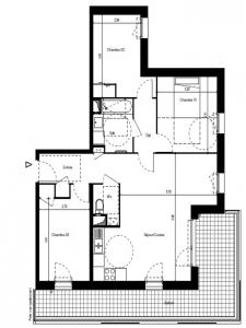 Annonce Location 4 pices Appartement Grenoble 38