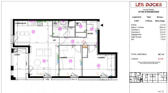 Annonce Location 3 pices Appartement Strasbourg 67