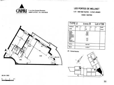 Louer Appartement 59 m2 Nantes