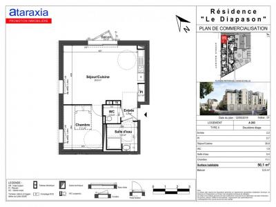 Louer Appartement 50 m2 Tours