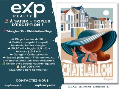 Acheter Appartement 50 m2 Chatelaillon-plage