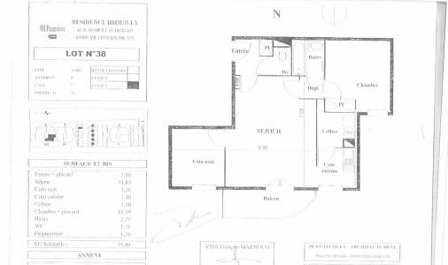 Annonce Location 3 pices Appartement Villefranche-sur-saone 69