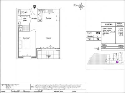 For rent Chartres 2 rooms 43 m2 Eure et loir (28000) photo 1