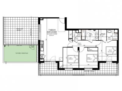 For rent Clermont-ferrand 4 rooms 87 m2 Puy de dome (63100) photo 1