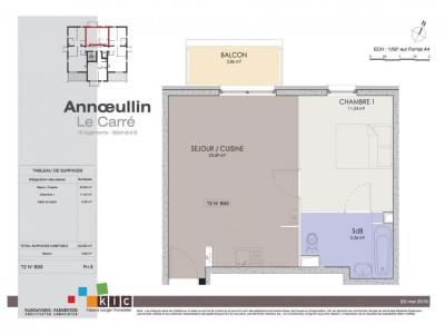 For rent Annoeullin 2 rooms 40 m2 Nord (59112) photo 1