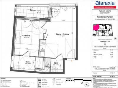 Annonce Location 2 pices Appartement Nantes 44