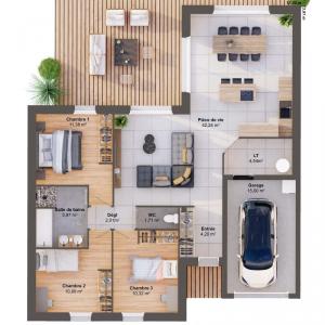 Acheter Maison 92 m2 Chevallerais