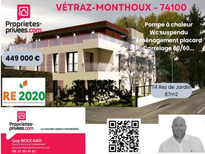 For sale Vetraz-monthoux 4 rooms 87 m2 Haute savoie (74100) photo 0
