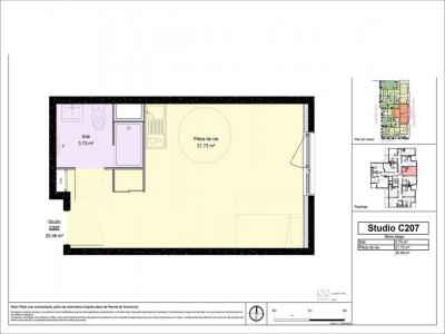 Louer Appartement 25 m2 Dijon