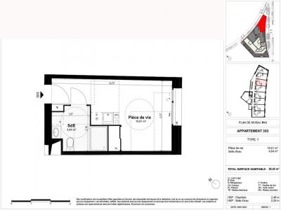 For rent Bordeaux 1 room 20 m2 Gironde (33100) photo 2