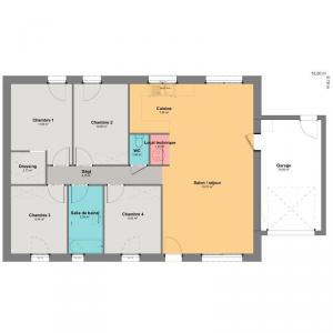 For sale Gavre 6 rooms 99 m2 Loire atlantique (44130) photo 2