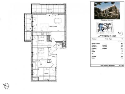 Acheter Appartement 101 m2 Sete
