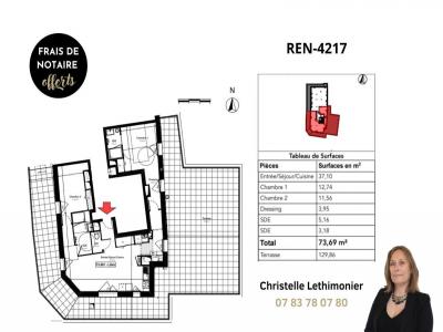 Acheter Appartement 73 m2 Rennes