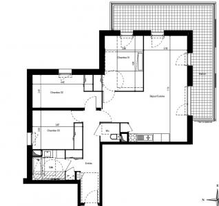 For rent Grenoble 4 rooms 86 m2 Isere (38000) photo 1
