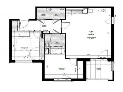 For rent Albertville 3 rooms 66 m2 Savoie (73200) photo 0
