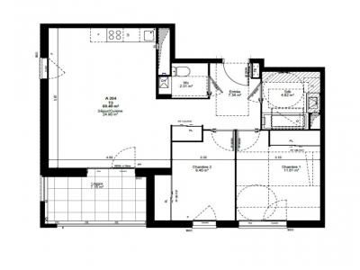 For rent Albertville 3 rooms 60 m2 Savoie (73200) photo 0