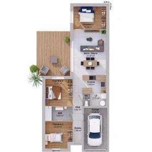 Acheter Maison 76 m2 Marzan