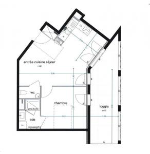 Louer Appartement 43 m2 Saint-herblain