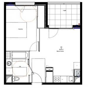 For rent Chambery 2 rooms 39 m2 Savoie (73000) photo 0