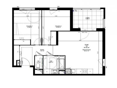 For rent Albertville 3 rooms 61 m2 Savoie (73200) photo 0