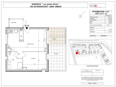 For rent Amiens 2 rooms 45 m2 Somme (80000) photo 1