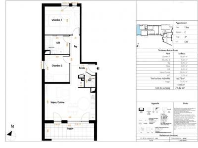 For rent Mulhouse 3 rooms 66 m2 Haut rhin (68100) photo 2