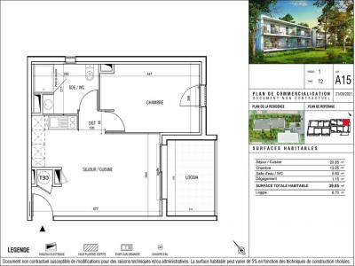 For rent Montpellier 2 rooms 39 m2 Herault (34090) photo 4
