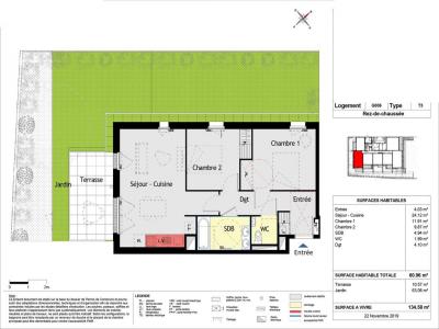 For rent Sorinieres 3 rooms 60 m2 Loire atlantique (44840) photo 1