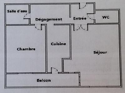 For rent Bordeaux 2 rooms 55 m2 Gironde (33000) photo 3