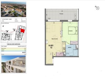 Annonce Vente 2 pices Appartement Fleury 11