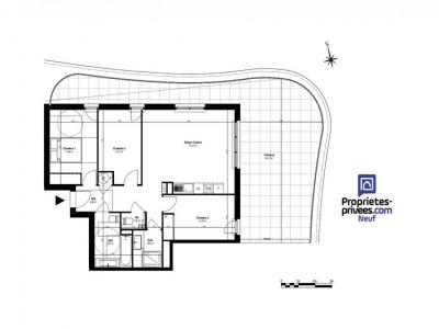 For sale Villeneuve-loubet 4 rooms 77 m2 Alpes Maritimes (06270) photo 3