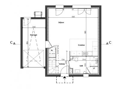 For sale Arzal 4 rooms 82 m2 Morbihan (56190) photo 3