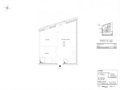 For rent Nantes 1 room 36 m2 Loire atlantique (44000) photo 2