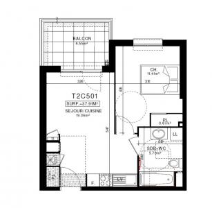 Annonce Location 2 pices Appartement Clermont-ferrand 63