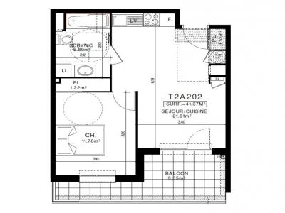 Annonce Location 2 pices Appartement Clermont-ferrand 63