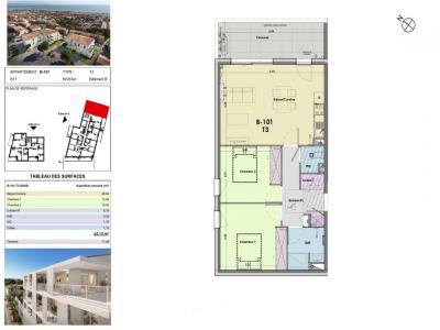For sale Fleury 3 rooms 62 m2 Aude (11560) photo 1