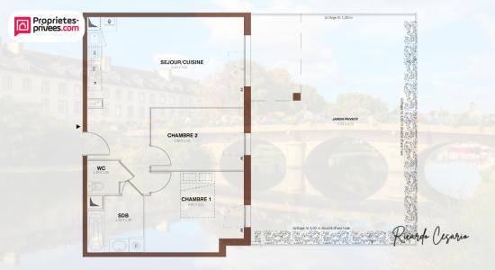 For sale Pontivy 3 rooms 58 m2 Morbihan (56300) photo 0