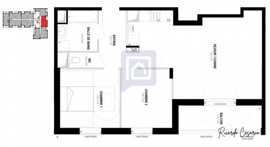 Annonce Vente 3 pices Appartement Auray 56