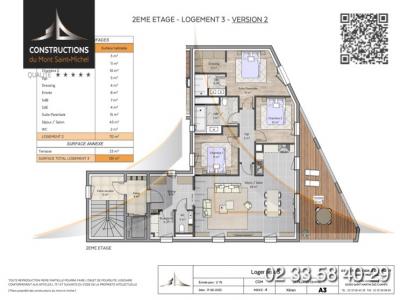 Acheter Appartement 112 m2 Granville