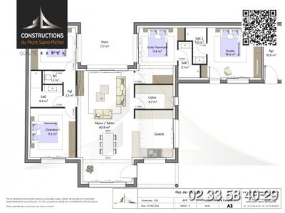 For sale Jullouville 106 m2 Manche (50610) photo 3