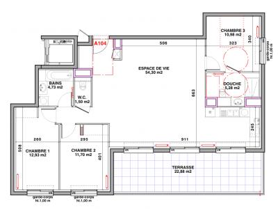 Annonce Vente 5 pices Appartement Vaugneray 69