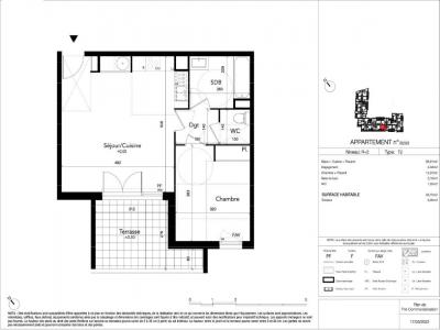 For rent Beziers 2 rooms 48 m2 Herault (34500) photo 2