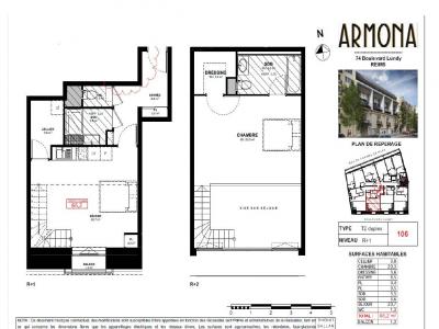For rent Reims 2 rooms 66 m2 Marne (51100) photo 1