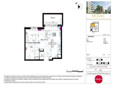 For rent Nancy 1 room 34 m2 Meurthe et moselle (54000) photo 2