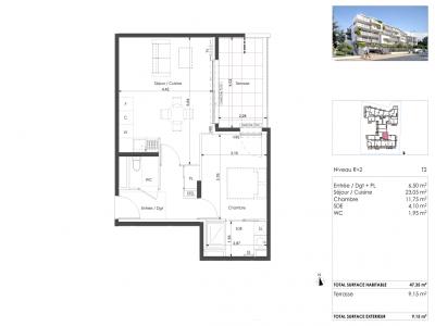 Annonce Vente 2 pices Appartement Sete 34