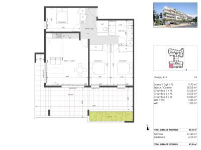 Acheter Appartement 85 m2 Sete