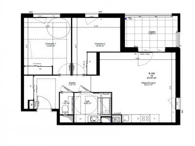 For rent Albertville 3 rooms 61 m2 Savoie (73200) photo 0