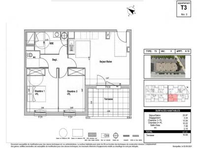 Annonce Location 3 pices Appartement Perpignan 66