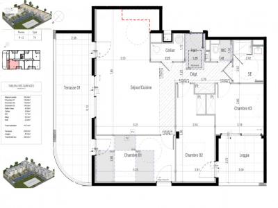 Annonce Vente 4 pices Appartement Beziers 34
